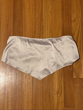 Le Lis Satin Ivory Tube Top